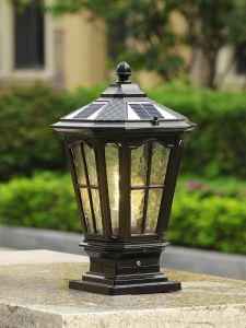 VINCAN | Solar Power Waterproof Outdoor Garden Pillar Light
