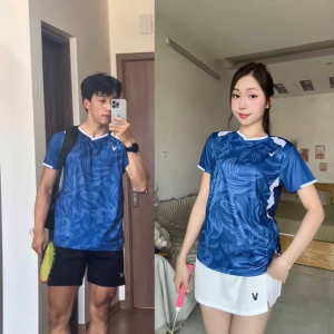 Áo Cầu Lông Quần Cầu Lông Bộ Cầu Lông Nam Nữ Chuyên Nghiệp Vải Thoáng Khí A835 - V Badwear