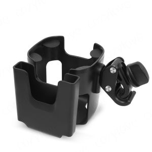 Dual-Purpose Stroller Cup & Phone Holder | 360° Rotatable Clamp Mount Universal Drink Holder for Baby Strollers Bikes