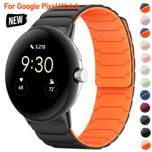 Magnetic Bracelet For Google Pixel Watch 3 45mm 41mm Silicone Replacement Strap Correa For Pixel Watch 3 2 1 41mm Sports Band