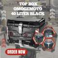 Box Pannier Omega 45L import alumunium box motor touring adventure HITAM. 