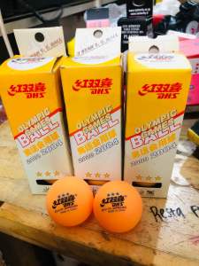 Bola tenis meja pimpong merek dhs