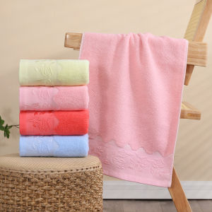 Pure Cotton Plain High Absorption Towel