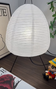 Little Mountain Akari Japanese rice paper lamp lantern creative bedside table Lamp Dimmable floor lamp