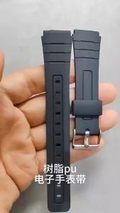 Silicone Watch Strap for Casio F-91W W-800H 18mm for W800H SGW400 F84 F105/108 A158/168 AE1200/1300 Mens Sport Rubber Bracelets