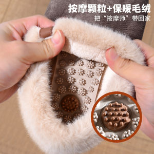 Giày Bệt Lông Cừu Có Gai Xông Hơi Nóng Dép Đi Trong Nhà Giày Bệt Có Đế Dày Thoải Mái Thoáng Khí Dùng Cho Mọi Lứa Tuổi