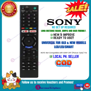 SONY Replacement Remote Universal for LCD LED HDTV Smart TV SONY TV BRAVIA SMART LCD LED ANDROID REMOTE SONY Smart Tv Remote Control Universal alluremarketplace2ND