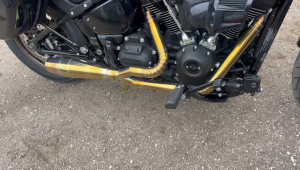 Knalpot Blue 2-1 Custom Fit Harley Davidson Dyna Full System