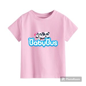 Atasan kaos anak uniseks gambar panda lucu babybus baby bus buat umur 2-10 tahun