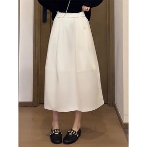 Fashion New Elegant Design Small Batch Casual Black Floral Skirt