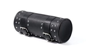 Motorcycle Fork Tool Bags Storage Leather Travel Pouch Front Luggage Bag Handlebar Roll Storage Waterproof Tail Tool Bags