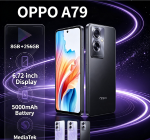 OPPO | 2026 Official phone OPPO A79 Product Authent 8GB RAM 256GB Storage Unlocked Dual SIM 6.2 FHD+ Waterdrop Screen Mediatek