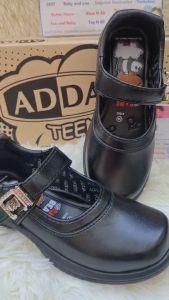 รองเท้านักเรียน รองเท้านักเรียนหญิงสีดำ ADDA รองเท้ามัธยมหญิง รองเท้านักเรียนลายหมีบาร์แบร์ 34-42 มีเสื้อผ้าเช่าสด คุณปลอดภัย ส่งลดที่น่ารัก (สำหรับเฉพาะส่ง) 💕