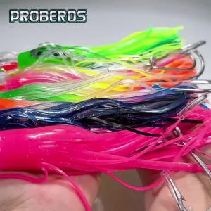 PROBEROS 96g Mồi Câu Cá 23cm Mồi Câu Mực Chuyên Nghiệp Trên Biển Với Mồi Dây Mềm Để Câu Cá Ngừ Câu Cá Trên Thuyền