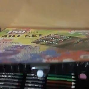 Pensil Warna SET 150 Pcs ALAT LUKIS Crayon Art 150Pcs COLOR Krayon Cat air HandCraft