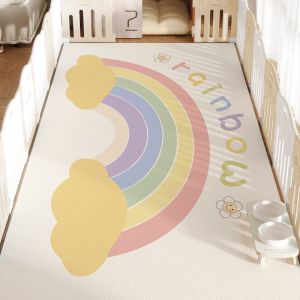 Pet-Exclusive PVC Floor Mat Waterproof Urine-Resistant Cat Dog Fence Mat Dog Bed Anti-Slip Cartoon Carpet Easy-Care