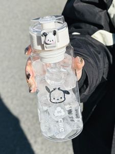 Simple Portable Tritan Water Cup for Men And Women Student Summer Plastic Cup High Aesthetic Value Easy to Carry Beverage Container