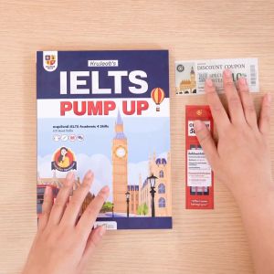 หนังสือ KruJeab’s IELTS Pump Up ตะลุยโจทย์ IELTS Academic 4 Skills คว้า Band ในฝัน หนังสือ IELTS by OpenDurian INTR