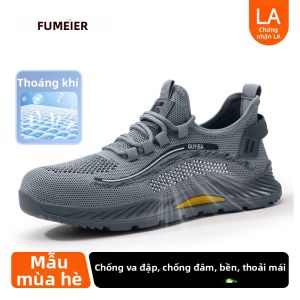 GUYISA | Giày Bảo Hộ Chống Thủng Nhẹ Thông Gió Cách Nhiệt Bền