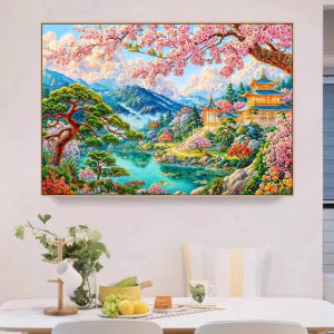 Jigsaw Puzzle 500/1000/1200/2000PCS Beautiful Scenery Scene Brain Teaser Calming Activity Decor Gift Frameless