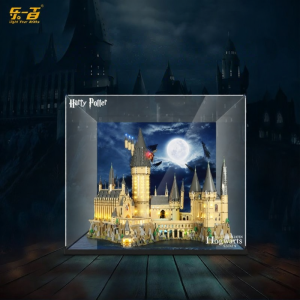 light your bricks | Hộp Hiển Thị Acrylic Trong Suốt Chống Bụi Cho Lâu Đài Hogwarts Lego