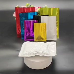 [ISI 10 PCS] Plastik Sachet Saset Alumunium Foil Non Ziplock Warna Biru| Kemasan Sambal Bubuk Kopi Snack Masker | Kemasan Sachet Full Alumunium Foil Gusset | Kantong Saset Full Metalizing