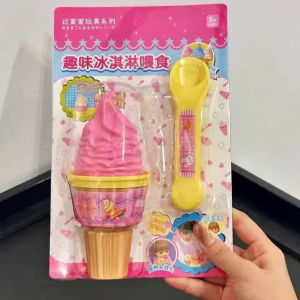 Strawberry Pudding - themed Food Feeding Toy for Role - play Simulation - Early Education  Playhouse Toy Ideal Gift for Kids