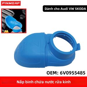 PINMOAP Nắp Bình Chứa Chất Lỏng Rửa Kính Chắn Gió 6V0955485 00009670 Tương Thích Với VW Skoda Audi - Nắp Thay Thế Bình Nước