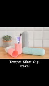 Tempat Sikat Gigi Tabung Travel Kotak Penyimpanan Peralatan Mandi Odol Sabun Handuk Kecil/ToothBrush Case Portable Serbaguna/Cocok Untuk Dibawa Camping Hiking - FR GALLERY