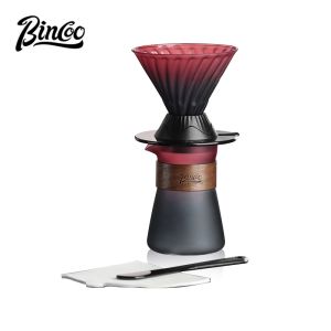 BINCOO Coffee Dripper Set Smart Filter Cup Glass Pour-Over Set With Glass Sharing Pot Set 500ML