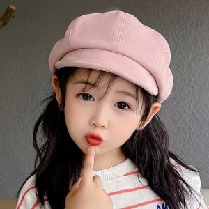 Mũ Trùm Đầu Kiểu Beret Hàn Quốc Thời Trang Cho Bé Gái Mũ Trùm Đầu Mùa Thu Đông Cho Trẻ Em Mũ Học Sinh Mũ Lưỡi Trai Cho Bé Trai Mũ Bảo Vệ Chống Gió Ấm Áp