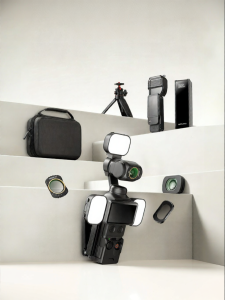 SUBEN | Waterproof Extension Handle Waterproof Case Storage Bag Fill Light Lens Lanyard Mount Handheld Tripod