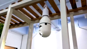 Camera Wifi Bóng Đèn FHD 1080P 64Gb Xoay 360 Độ Kết Nối Điện Thoại Tầm Nhìn Ban Đêm Hỗ Trợ Android iOS