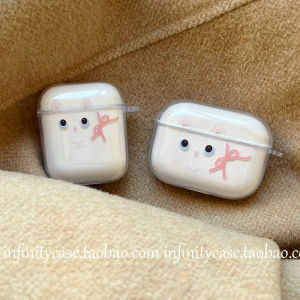 Adorable Cat Design Protective Case for Apple Airpods 1/2/3 Generations Digital Accessory Soft TPU Shell Ins Style Fresh Trend