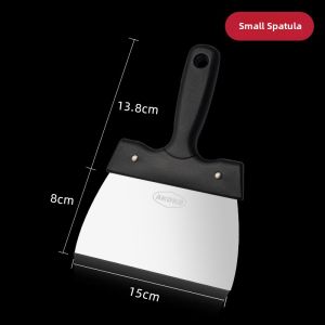 Stainless Steel Chocolate Tempering Spatula Handmade Chocolate Scraping Tool Baking Tools Kitchen Cooking Utensils