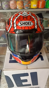 Replica Helm Shoei M Marquez X-12 Copy Ori Size XL Lengkap Dus
