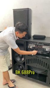 Loa kéo công xuất cực lớn 2000W -  BK688 sử dụng ngoài trời tích hợp vang đẩy mic nguồn cực kỳ chất lượng