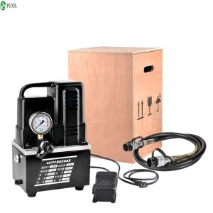 3L Portable Electric Hydraulic Pump Machine 1200W Ultra Small High Pressure Hydraulic Station Oil Pump Machine 220V QQ-700
