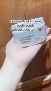 SKINFLAIR [BUNDLING] NEW GlutawHITE Milky Lotion 150 ml & Glutathione Body Scrub Tone Up Booster 250 ml | Original Produk 100%