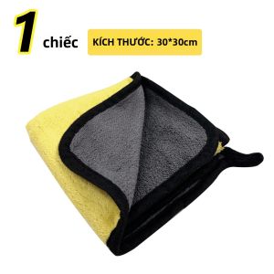 Khăn Microfiber Để Rửa Xe Và Chi Tiết 30x30/30x60CM Vải Làm Sạch Đa Chức Năng Chăm Sóc Ô Tô