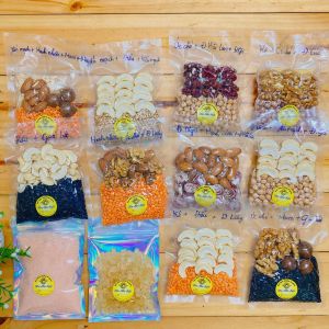 Set hạt làm sữa hạt 10 ngày 600g hạt dinh dưỡng mix sẵn Organic mỗi ngày 1 vị không trùng nhau Tặng đường phèn muối hồng công thức làm sữa tốt cho mẹ bầu trẻ em hỗ trợ tăng giảm cân  người tiểu đường huyết áp yêu sữa hạt thực dưỡng eatclean