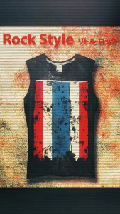 เสื้อยืด คอกลม แขนกุด Little Rock ลาย ธงไทย ผ้าดำฟอกลาย cotton 100 เนื้อนุ่ม ใส่สบาย เหมาะกับหน้าร้อน มีสไตล์ ใส่ได้ทั้ง ผู้ชาย ผู้หญิง มีถึงขนาดใหญ่ ของแท้ สินค้าพร้อมจัดส่ง