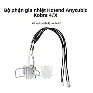 Bộ Dụng Cụ Lắp Ráp Hệ Thống Sưởi Kobra X Dành Cho Máy In 3D Gồm Bộ Phận Gia Nhiệt Gốm Nhiệt Kế Kẹp Vòi Phun Khối Kim Loại Hoàn Toàn Tương Thích Với Kobra 4