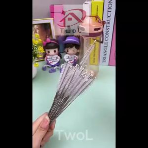 TwoL Brushes Bendable Cleaning Long Straw Brush Cleaner Tool Cleaning Brush Drinking Straw