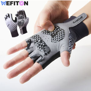 1Pair Cycling Bike Gloves5MM Padded Half Finger Bicycle GlovesSummer Road Bike Gloves for CyclingRunningWorking Out