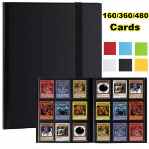 1Pc Card Binder 160/360/480 Trading Card Holder Book PP Cover Binder For Cards Durable Side Loading Card Book With Gaming Cards