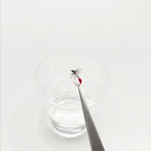 Penghantaran dari China [2025] Cattail Feather Series Fly Fishing Hook Angora Blood Ant Micro Lure Memancing Terbang Umpan Palsu Umpan Serangga Cangkuk Bulu untuk Memancing Whitefish dan Mulut Kuda 3.8