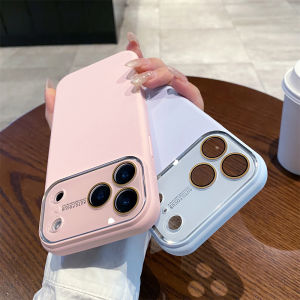Liquid Silicone Matte Solid Phone Case for iPhone 17 Air 16 15 Pro Max 14 Plus 13 12 Large Window Camera Protection Cover Funda