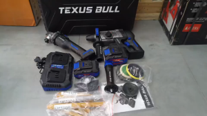 พร้อมส่ง TEXAS BULL COMBO-SET ชุดสว่านโรตารี่และเจียรมือไร้สาย 4" ไร้แปรงถ่าน รุ่น TX-8222 (TX-9413+TX-9811) กรุงเทพฯ