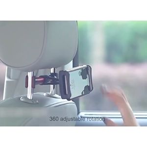 Retractable Car Backrest Phone Holder Car Seat Headrest Holder for Phone Tablet 4-11 Inch Automobiles  Automobile Interior Accessories  Phone Holders